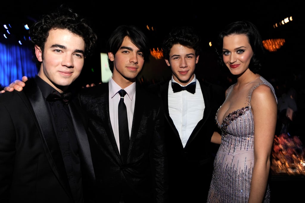 February 7, 2009: Miley Cyrus and the Jonas Brothers both attended the Clive Davis pre-Grammys party