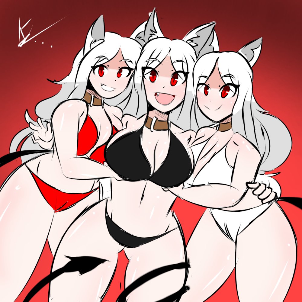 Helltaker Cerberus BIKINI.pic.twitter.com/8Y5WZqadYy 