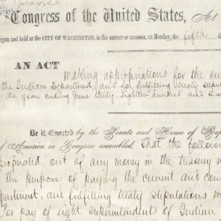 Grant also signed the Indian Appropriation Act of 1871 which ended the treaty system and redefined Indigenous peoples as "wards" of the US government rather than independent nations.