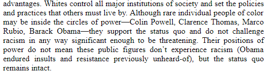 Lemme unpack another Robin DiAngelo quote. Her project arguably relies on driving progressive whites into a state of such despair that they'll accept cultish claims. To do that, she has to argue not only that America continues to suffer from racism, but that there has been