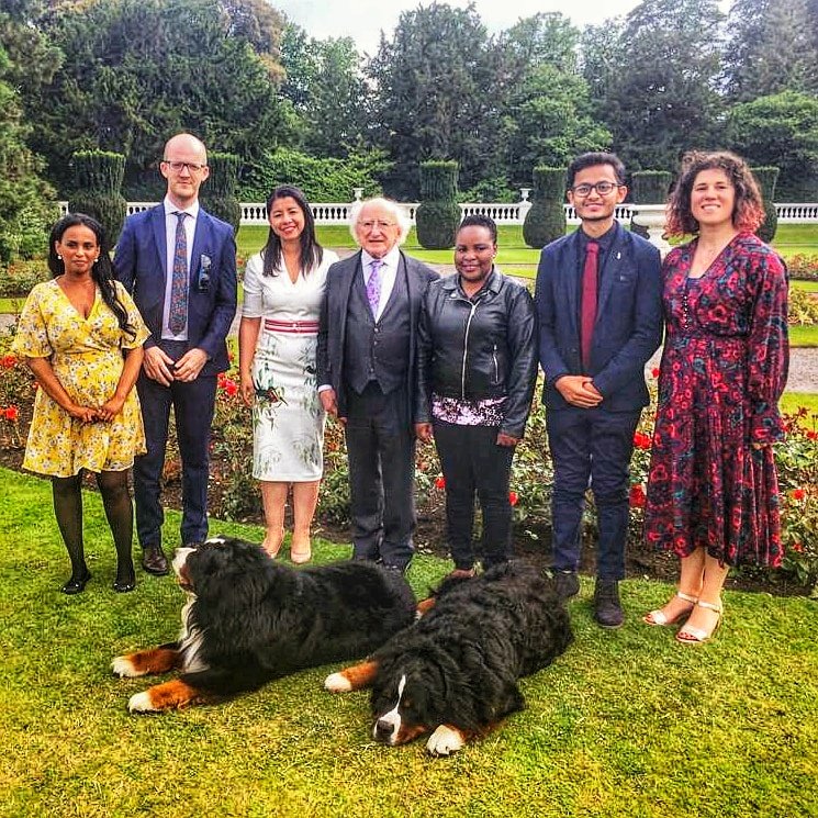 Memories from last year with exceptional <a href="/PresidentIRL/">President of Ireland</a> Michael D. Higgins along with the wonderful friends from <a href="/immigrationIRL/">Immigrant Council.ie</a>.

His supports &amp; solidarity with <a href="/refugees/">UNHCR, the UN Refugee Agency</a> &amp; persecuted communities during this critical juncture of history, should be an example for all.
#RefugeeDay