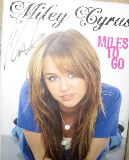 After the release of Miley's book "Miles To Go" fans would get Nick to sign their copies