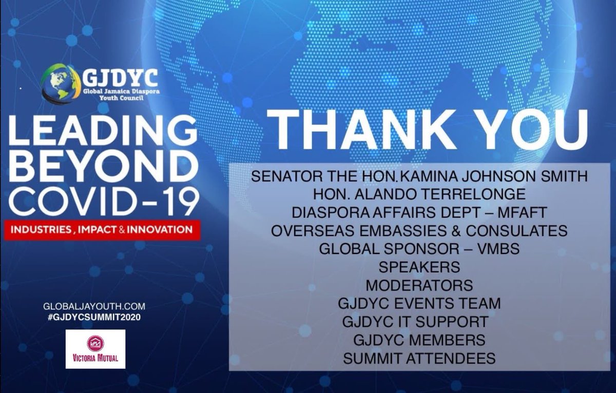 GJDYC_Official's tweet image. We did it ‼️
Thank you to everyone‼️

Stay tuned to globaljayouth.com for all the updates, reports and keep the conversation going #GJDYCSUMMIT2020

#GJDYC
#GlobalJAYouth
#JamaicanYouth