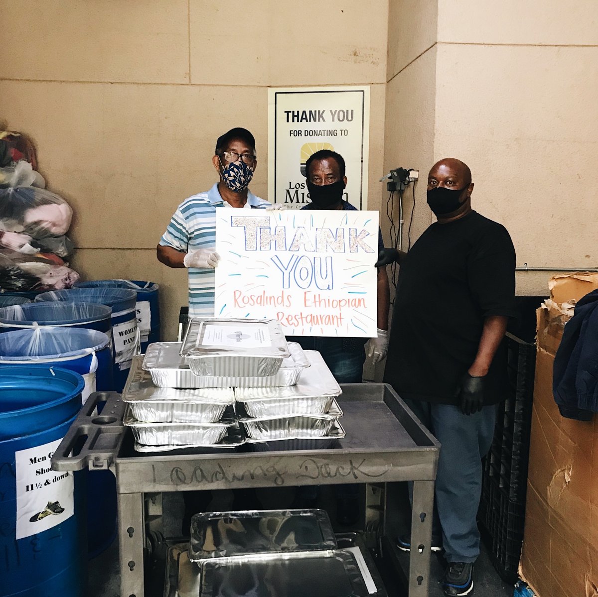 offtheirplate's tweet image. Thank you to our restaurant partners in LA including @kobunga, @rosalindsrestaurant, and @revolutionario.la for delivering meals to communities at @lamissioncollege and @eayikes serving Covenant House! 💪🏼⁠