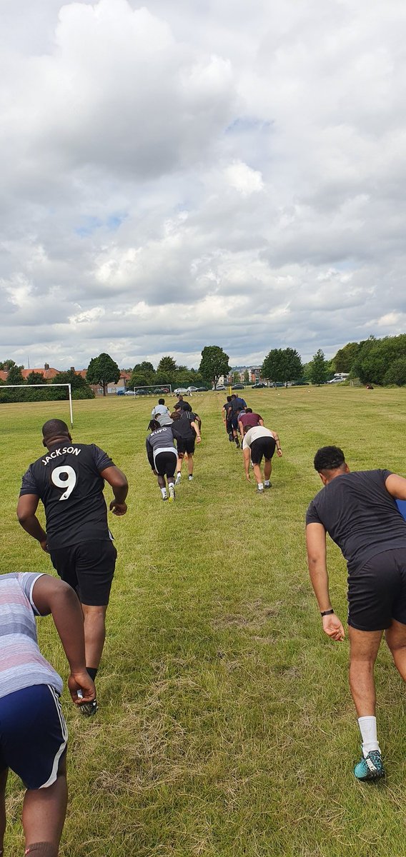 First pre-season training session back today &amp; what a great turn out! Alot of hard work &amp; new faces. Roll on next session!