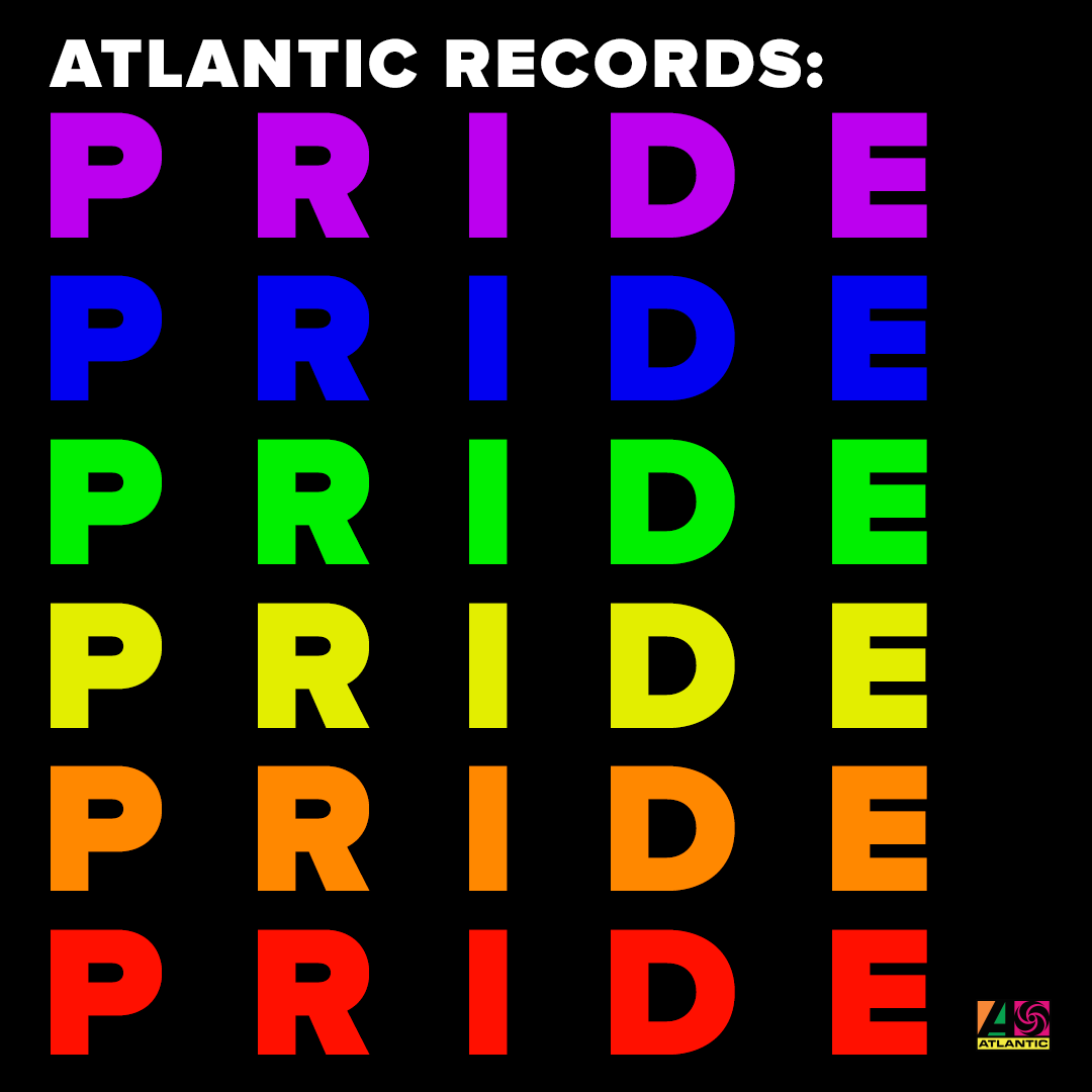 So proud to be part of a label that celebrates a community full of love! ❤️💙💚 I luv u guys SM🏳️‍🌈💖 Listen to <a href="/AtlanticRecords/">Atlantic Records</a> #PRIDE playlist here: spoti.fi/2Ncnukv