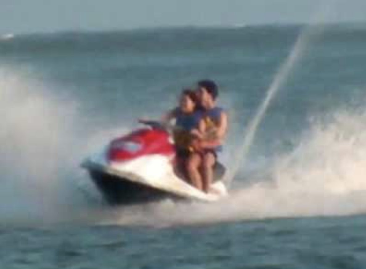 June 9, 2009: Nick and Miley were seen kissing on a jet ski in Georgia while Miley was there to film The Last Song.