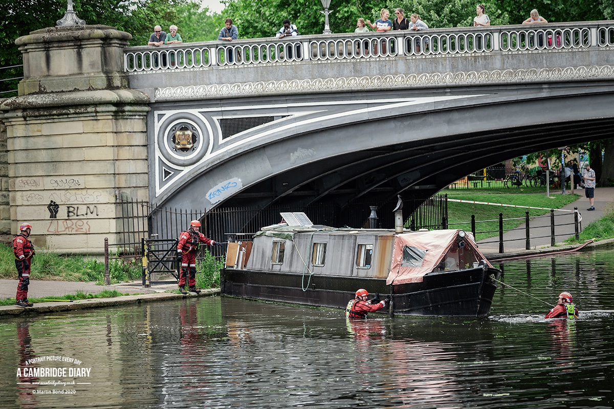 So, this afternoon one of the Red Poll Cows on Midsummer Common fell into the river. This happens every now and then and I think a price worth paying for the joy of their company every year and their obvious enjoyment of grazing on the open meadow / ...
