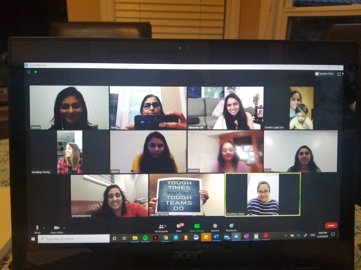 Great time connecting last night with a virtual paint night! Thank you for all that YOU do #YouMakeTD #Team547 #EAW