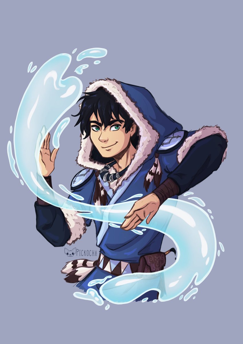 Percy Jackson as a Waterbender in the Avatar the Last Airbender universe. I really enjoy both Series and I thought it would be fun to make a mash up ^^ 
#PercyJackson #AvatarTheLastAirbender #atlab #pjo #herosofolympus #waterbender #avatar #Fanarts