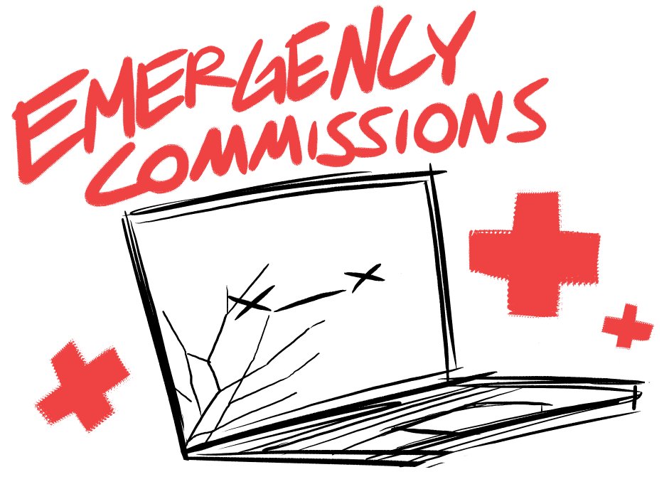 デスパンチ Emergency Commissions Some Of You Might Have Seen The Post Below My Mac S Screen Got Busted And I Need To Pay For Repairs So Im Opening Commissions For Unlimited