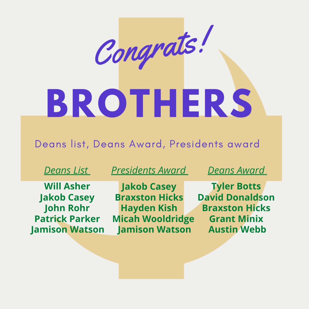 Congratulations Brothers!