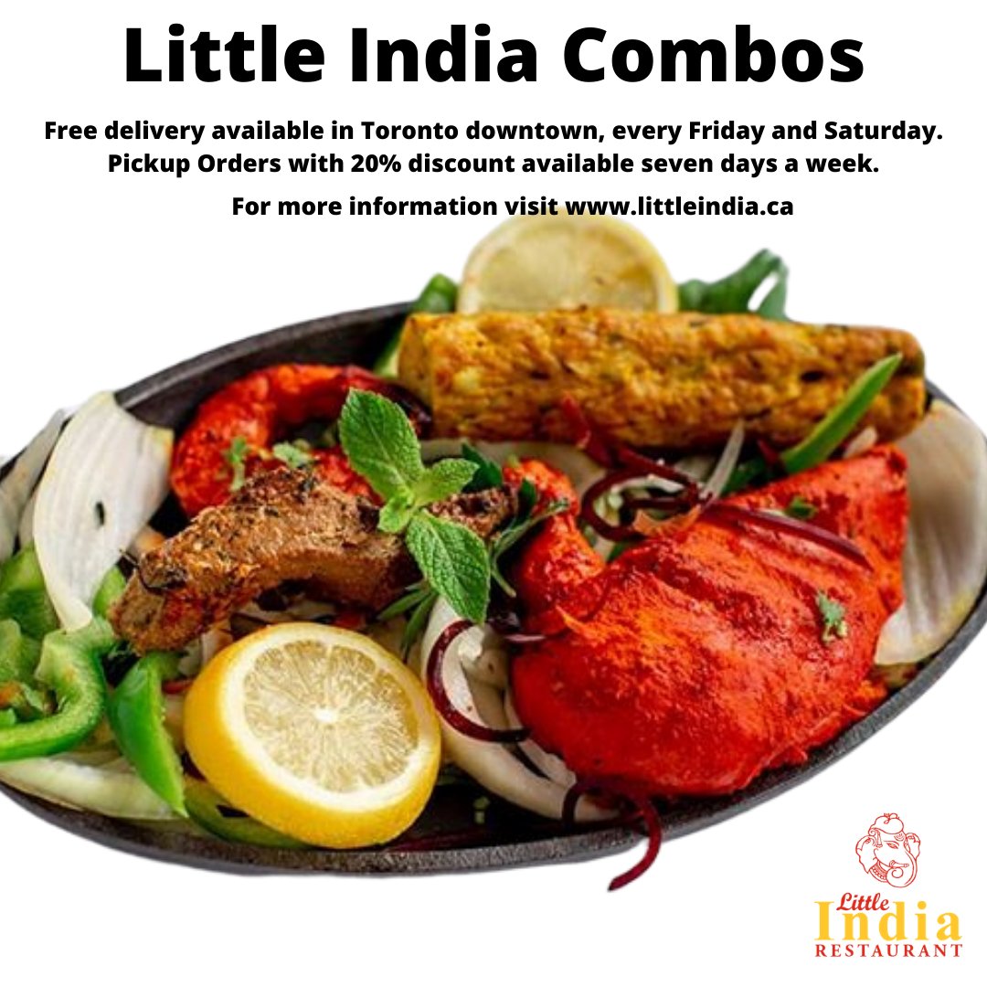 Visit littleindia.ca to order a combo of your choice!
.
.
.
.
.
.
.
.
#Indian #food #Toronto #summer #free #delivery #foodlover #foodies #foodporn