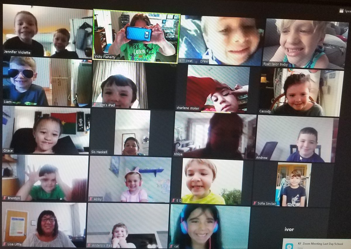 kinderhathaway's tweet photo. Saying Our Goodbyes On the Last Day of School 
We are ready for 1st grade. @HathawaySchool 
Parents thank you for your support during distance learning!  
Great Teamwork by all!!!! https://t.co/Qy7zB7buKj