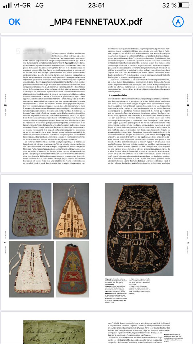 PatriceDUP's tweet photo. Work in progress
#Modespratiques Numéro 4
Des histoires plein les poches. Poches, fétiches et talismans aux XVIIIe et XIXe siècles. Par Ariane Fennetaux
À paraître cet automne https://t.co/80klsvjsrh