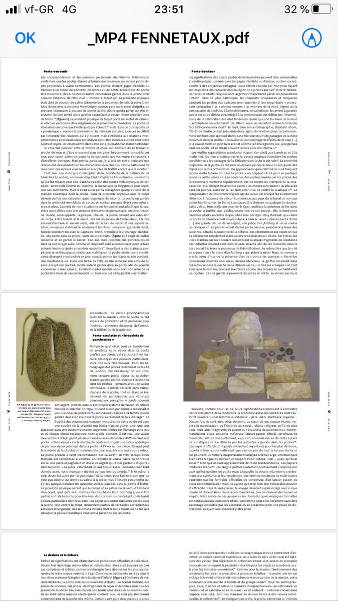 PatriceDUP's tweet photo. Work in progress
#Modespratiques Numéro 4
Des histoires plein les poches. Poches, fétiches et talismans aux XVIIIe et XIXe siècles. Par Ariane Fennetaux
À paraître cet automne https://t.co/80klsvjsrh