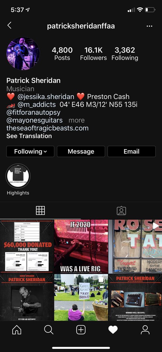 This is the wonderful man’s IG(he said it’s ok for me to post it). He plays guitar in a band and owns a tattoo shop here in Atl. Patronize him.