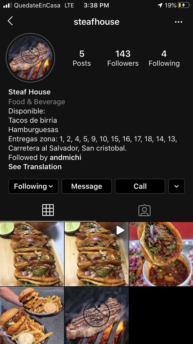 Tavo_Se's tweet photo. @El_Peludote Yo no he pedido pero encontré esta página en Instagram de esos tacos. Pregunta y me contas. https://t.co/2WyO7ZvEFo