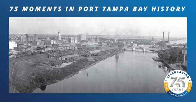 PortTampaBay's tweet photo. Port Tampa Bay celebrates 75 moments in our history, including this one: 

November, 1945 - The Port holds its first organizational meeting. 

#ThrowbackThursday #75YearsofPortTB https://t.co/rgNPEmu7vM