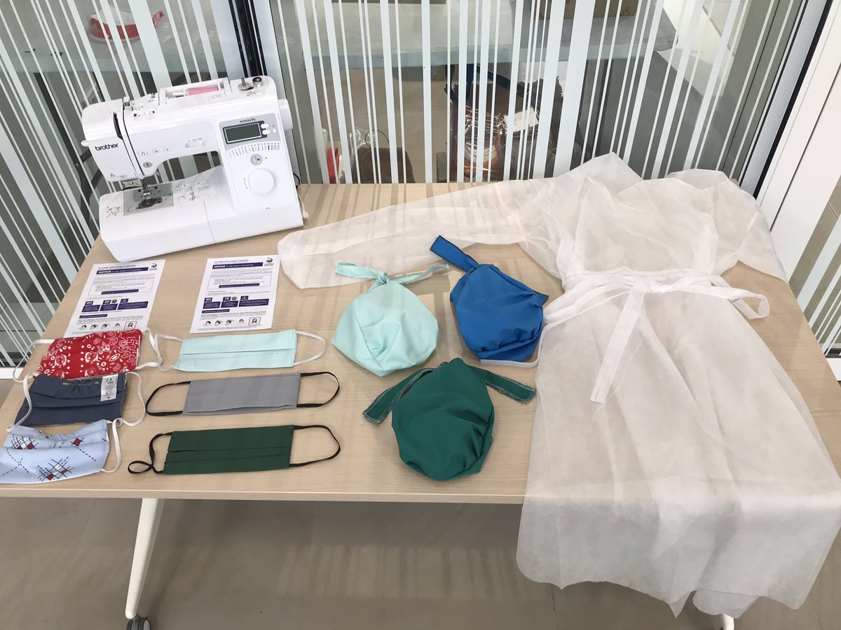 LucasLacombe's tweet photo. 2/3
✅ Au total, grâce à ces https://t.co/ORFZ36HUTr et coupeurs.euses qui ont donné leur temps et forcé, ce sont plus de 4000 masques 😷, 1600 surblouses 🥼, 400 calots et 2000 visières qui ont été distribués aux personnels de santé et acteurs économiques de notre territoire. https://t.co/EjlTswvFgo