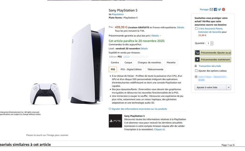 Sony PlayStation 5 PS5 Price Leaked on