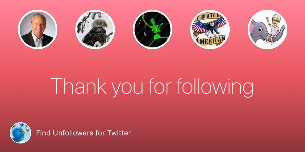 @LeadToday, @auminer, @GPushcart, @qneill, @MimiGrams62
Thank you for following!
bit.ly/FindUnfollowers
#findunfollowers #findunfollow #unfollowersapp