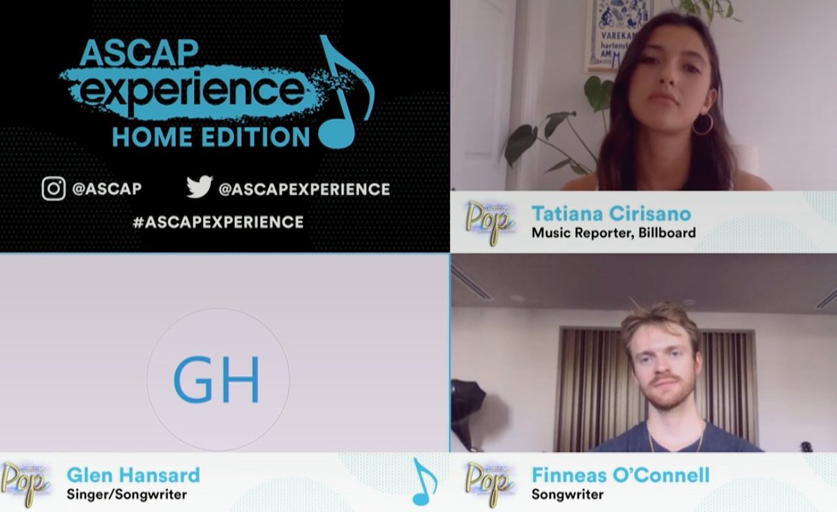 ASCAP's tweet photo. "As soon as I bought a computer off of money I'd made off making a song on my computer, I said 'I’m done, I did it.'" #ASCAPAward winner @finneas at the @ascapexperience https://t.co/DlHLQL4fWG
