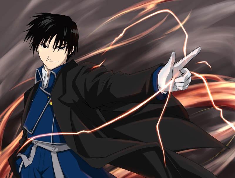 7. roy mustang (fullmetal alchemist) - honestly think he was my first ever anime crush