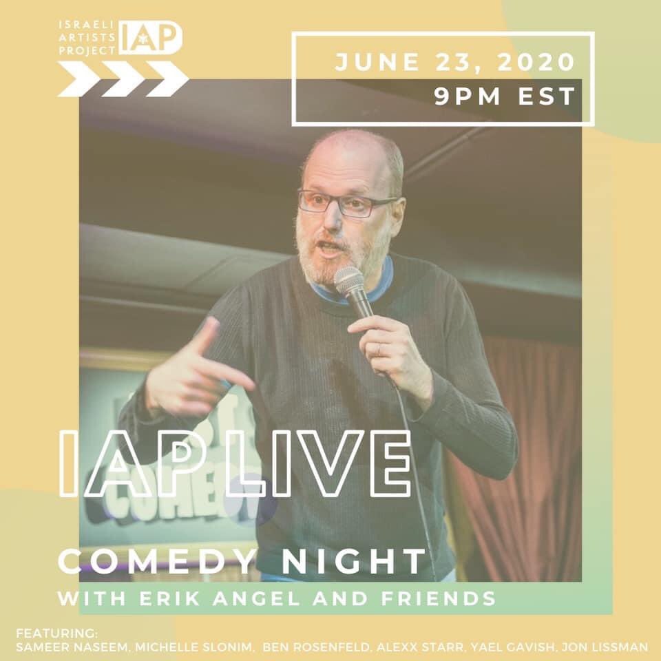Mark your calendar! Comedy with <a href="/ErikAngelComedy/">Erik Angel</a> and friends next Tuesday night! They’re going to be great. Zoom details TBA.