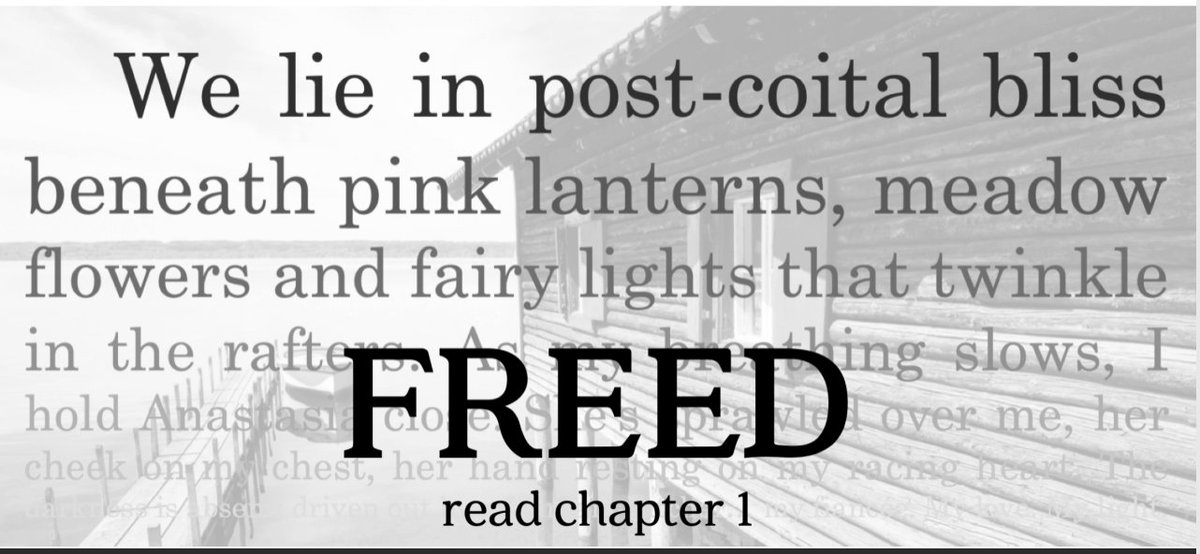 Happy Birthday, Christian Grey. To celebrate here is the first (unedited) chapter of #Freed––a book I've yet to finish.
eljamesauthor.com/happy-birthday…