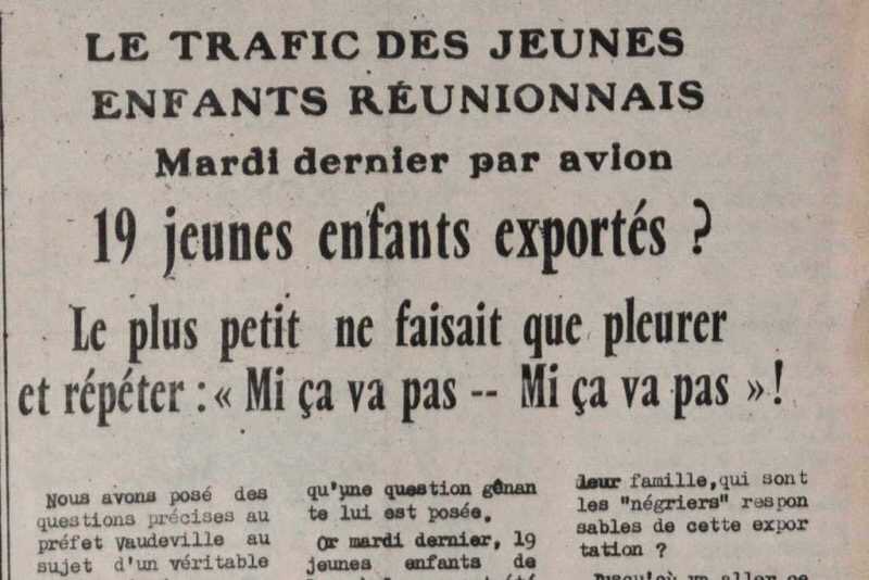 Déjà à l’époque des voix se lèvent pour dénoncer cette injustice dans le journal Témoignages et même jusqu’en France métropolitaine dans Libération.