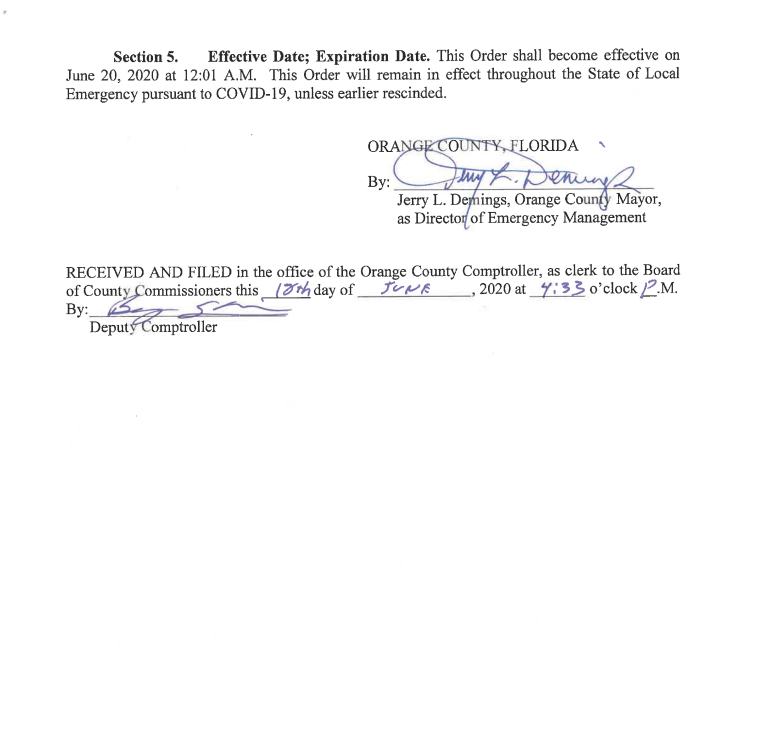 Orange County FL (@orangecofl) on Twitter photo 😷 Full details + exceptions: <a href="/OCFLMayor/">Orange County Mayor Jerry L. Demings</a> signs executive order to require face coverings in public. ocfl.net/EmergencySafet… #COVID19 😷 Full details + exceptions: <a href="/OCFLMayor/">Orange County Mayor Jerry L. Demings</a> signs executive order to require face coverings in public. ocfl.net/EmergencySafet… #COVID19