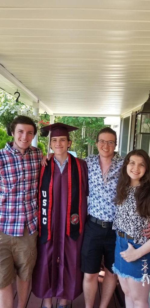KevinLasella's tweet photo. Extremely Proud of our son Colin for Graduating a year early and making the decision to join the US Marines. We found out Mon that his start date moved up from Aug to July so he's off to Parris Island in 3 short weeks, lots of mixed emotions at our house right now. https://t.co/lYaxeWFDbT