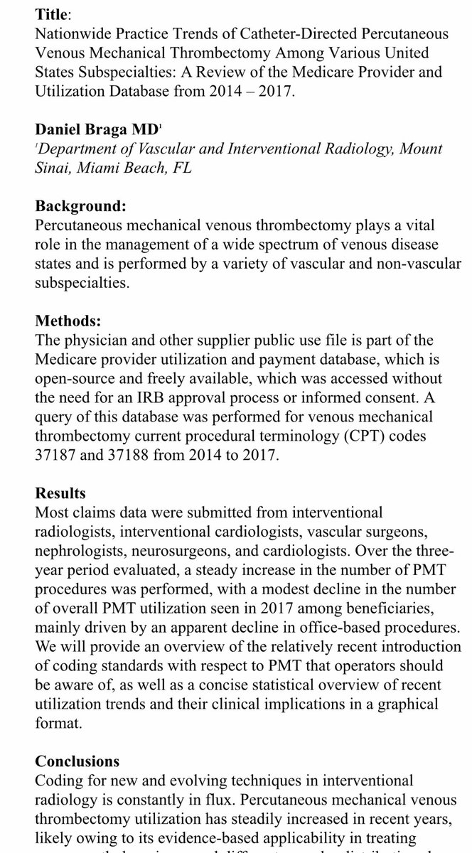 South Florida Vascular Specialists (@soflovir) on Twitter photo Congratulations to our awesome resident <a href="/DanielBragaMD/">Daniel Braga MD</a> on his abstract acceptance for Vein Global Live <a href="/JVascSurg/">Journal of Vascular Surgery</a> Venous & Lymphatics (#JVSVL) oral presentation Congratulations to our awesome resident <a href="/DanielBragaMD/">Daniel Braga MD</a> on his abstract acceptance for Vein Global Live <a href="/JVascSurg/">Journal of Vascular Surgery</a> Venous & Lymphatics (#JVSVL) oral presentation