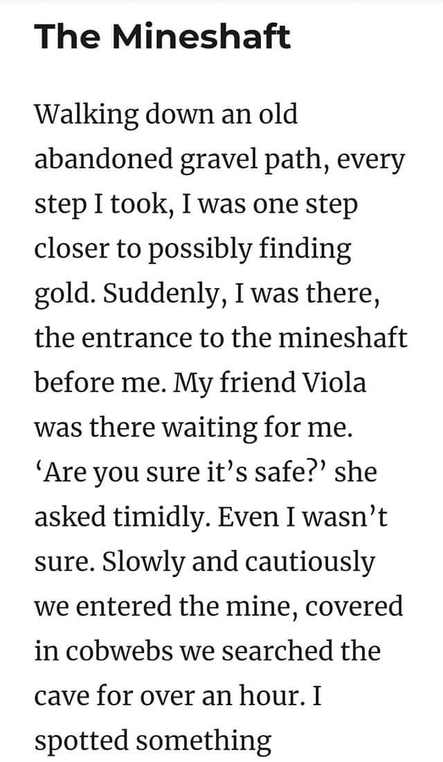 JustineAMachin's tweet photo. Absolutely love Isaac's latest story. It's been chosen to be showcased. Super proud Auntie. ๐คโฅ๏ธ
#WritingCommunity #writers #tenyearsold #writerinthemaking https://t.co/fP7tHMwZtl