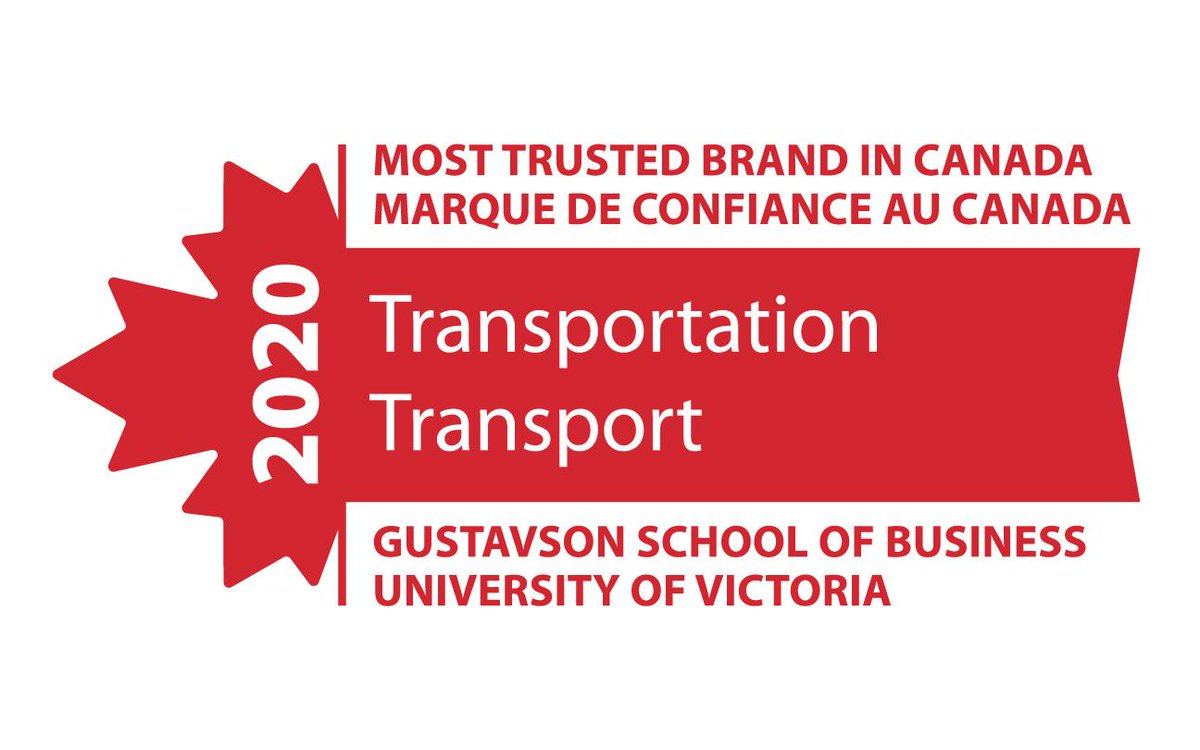 Garneau_Cynthia's tweet image. @VIA_Rail has once again ranked #1 on the @GustavsonUVic Brand Trust Index in the Transportation category for 2020. Congrats! // @VIA_Rail s'est une fois de plus classée en première place sur l'indice @GustavsonUVic Brand Trust dans la catégorie Transport pour 2020.  Bravo!