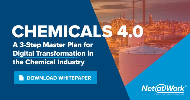 NetatWork_corp's tweet image. Practical steps for #digitaltransformation in the #chemicalindustry. #BusinessUnleashed
Access: bit.ly/2AEHCt5 

#chemicalmanufacturing #chemicaldistributors
#specialtychemicals #industry40 #SageX3 #ERP #chemicalerp #chematwork