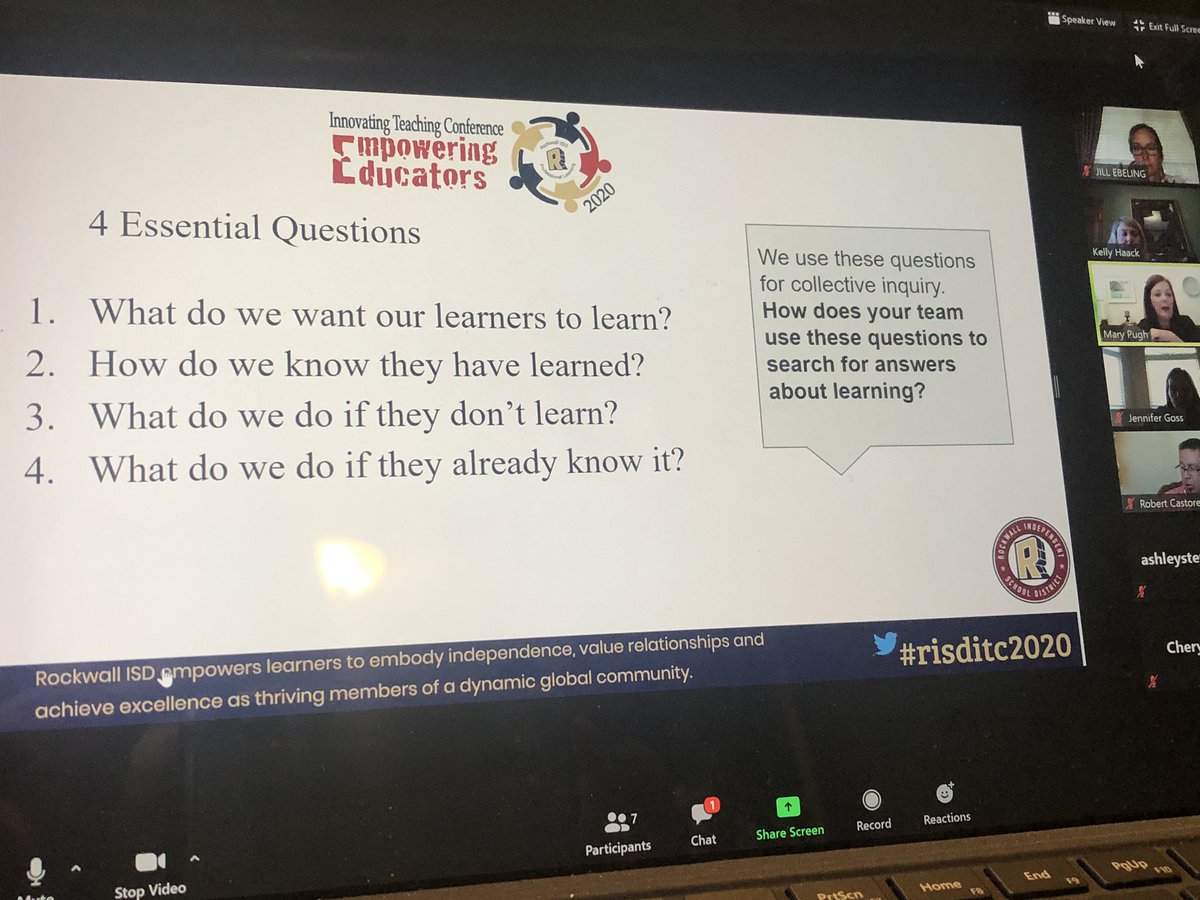 KellyHaack10's tweet photo. @marypruittpugh and I had a great time presenting at #risditc2020 Strengthening the PLC Process 🎉 We are ready to continue our processes and grow even more in the 20-21 school year! Thankful for the opportunity to learn alongside so many other @rockwallschools educators! https://t.co/ivYXAnCauN