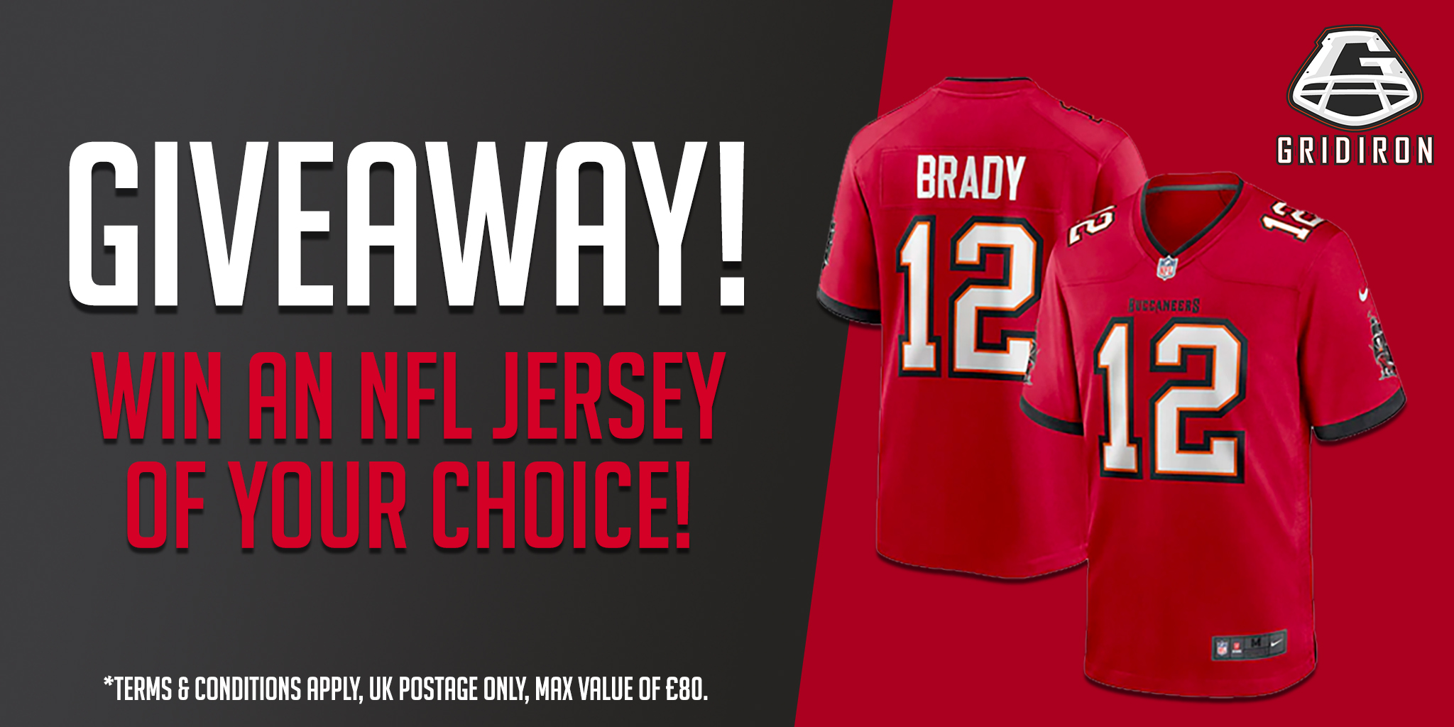 Gridiron on X: WIN AN NFL JERSEY OF YOUR CHOICE! 🎉 To enter this free  giveaway: 1️⃣ Follow us @Gridiron 2️⃣ Retweet this post The winner will be  announced on December 1st