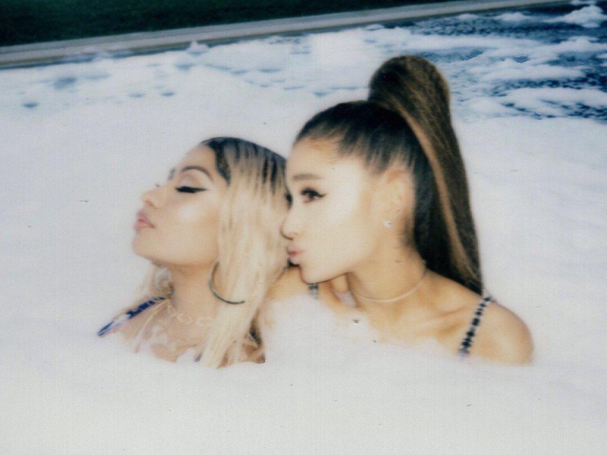 gowonudr's tweet photo. nickiβs been busting her ass to get u this video for weeks and we love u all thank u for ya patience the baby is coming tonight #bedvideo π β‘ https://t.co/CWKFZuczsI