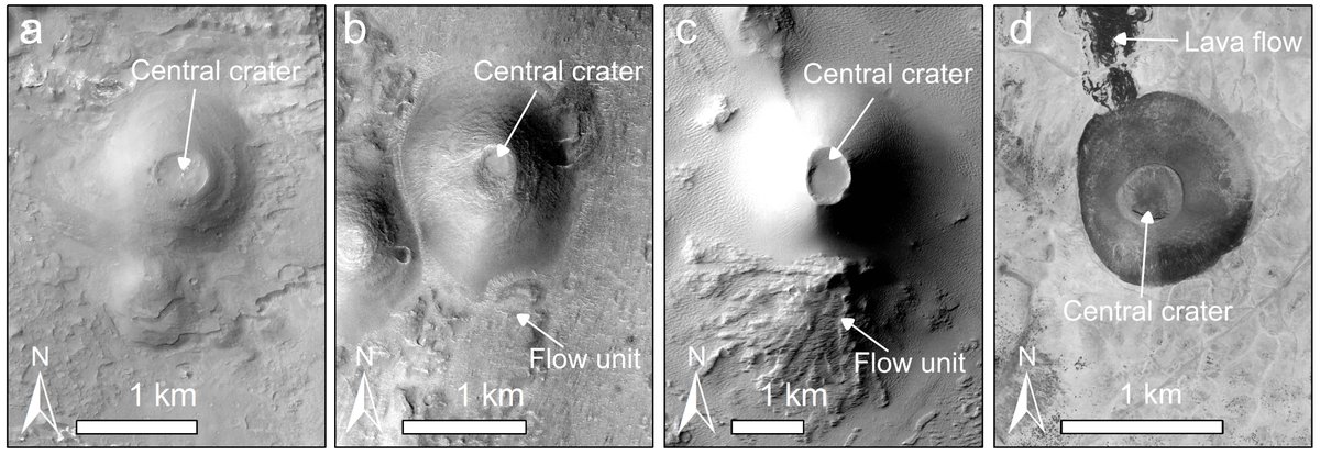 Me and my co-authors argued that many martian features are not sedimentary volcanoes because they have morphological, morphometrical, spectroscopic or spatial similarities with terrestrial igneous volcanoes. 8/n  https://www.sciencedirect.com/science/article/abs/pii/S0012821X17303126