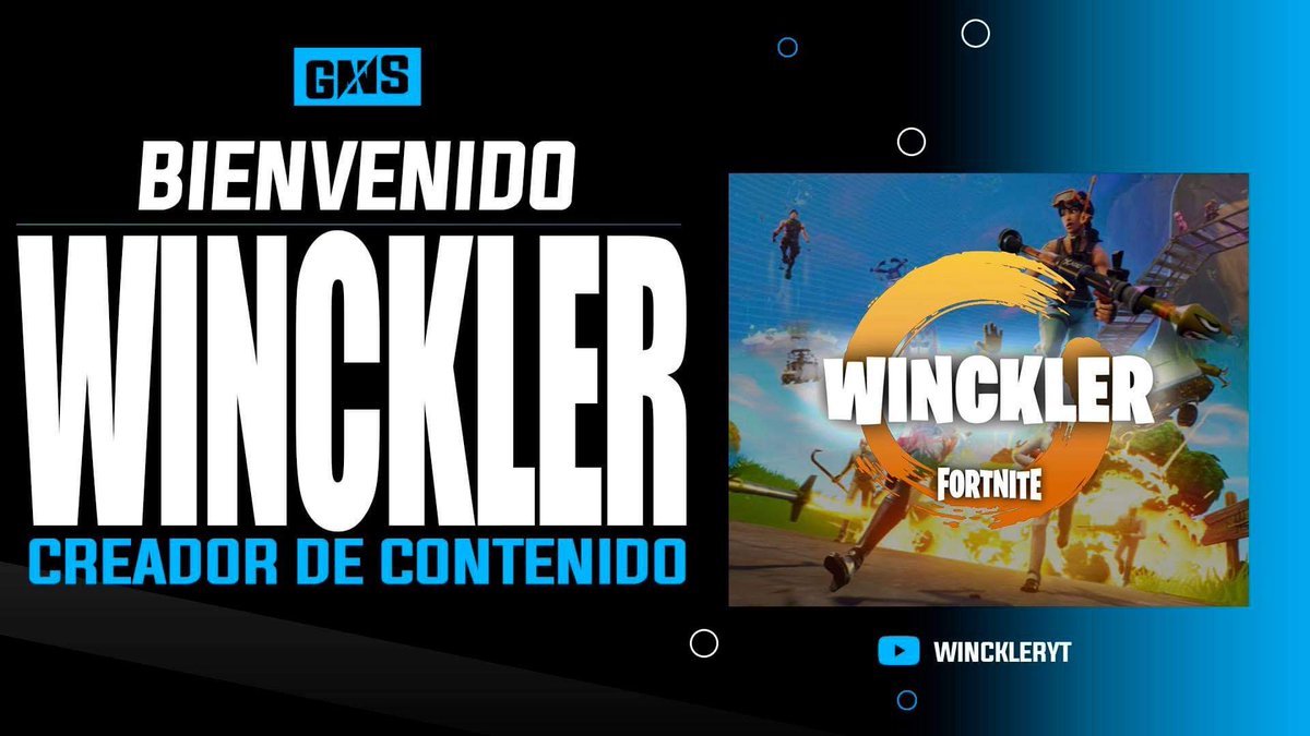 GeniusGamingfn's tweet photo. Le damos la bienvenida a nuestro creador de contenido @YtWinckler esperamos te sientas a gusto en el team 🔷 https://t.co/CmSp7KSrUk