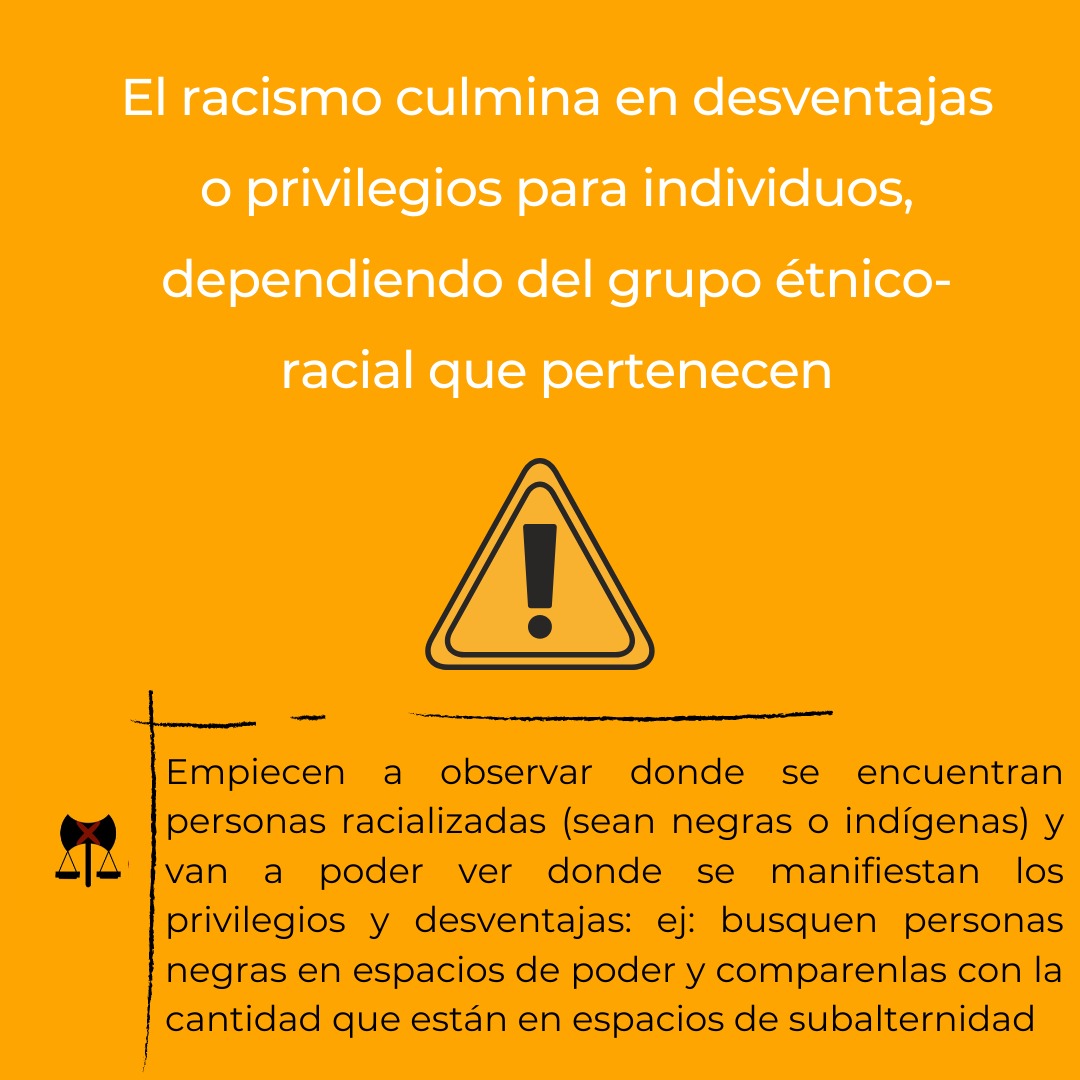 AFROXANGO's tweet image. ¿Qué es el racismo?