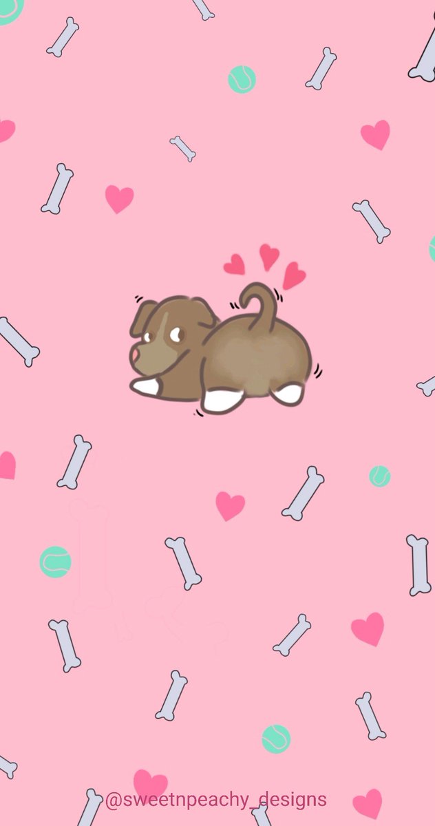 sweetnpeachy_d's tweet photo. An adorable doggo on a pink and blue background surrounded by balls, bones and love hearts 
#cute #adorableanimals #doggo #dogss #blue #pink #cuteeeee #newpagealert🚨🚨 #wallpaper #phone #phonebackgrounds #backgrounds #phonewallpapers #sweet https://t.co/aUnX3gPx5W