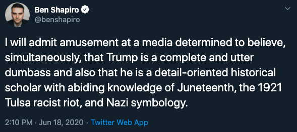 because donald j. trump personally intervened to make sure the nazi symbol was in the campaign ad, an argument that everyone is definitely making