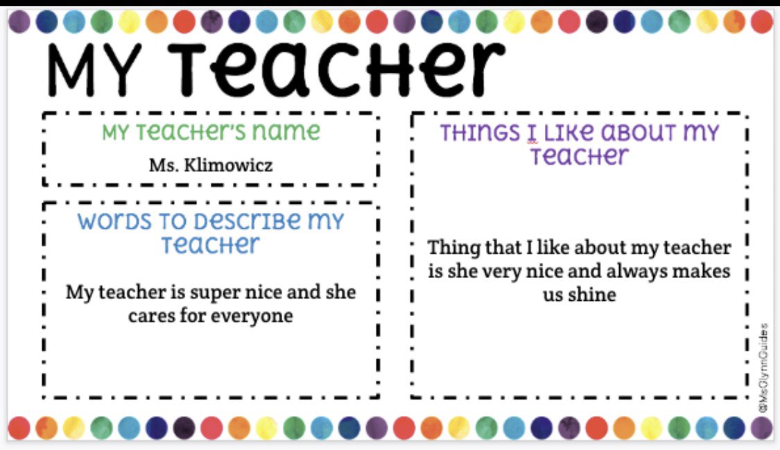 MissKlimowicz's tweet photo. My 💙 is so full! As a teacher you hope to have a positive impact on your Ss’ lives, not really thinking about the impact they’ll have on you. I am forever changed from my 1st yr teaching! Thank you Ss for affirming that being a teacher was my dream job! #GoRams @HowellTwpRamtwn https://t.co/k6d9700N8l