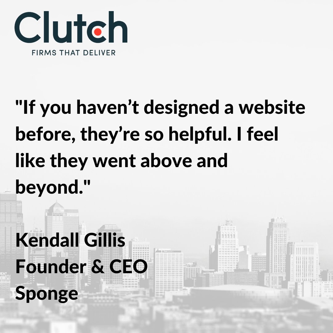 essentialdesig's tweet image. More great feedback from one of our awesome clients!
clutch.co/profile/essent…  (Click To Read Full Review)  
Always lovely to get a new review.   
 #appdevelopment #essentialdesigns #webappdevelopers #softwaredevelopers #clutchreview