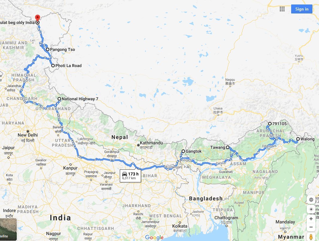 6) Where are the areas along India border that China might initiate a war?From West to East:DBO and Galwan Valley (this week)Pangong LakeSindhu river's origin areaUttarakhand north of Kedarnath.Sikkim Bhutan junction.TawangSiang valleyWalong. Last 3 in Arunachal Pradesh