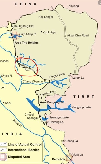 7) Why   #IndiaChinaFaceOff now?Because China is worried that if India completes all 61 border roads by 2022, it won& #39;t be able to bully. India built the highest bridge in Ladakh.China pushing westward on Pangong lake (beyond finger 6), and encroaching Galwan for this only.