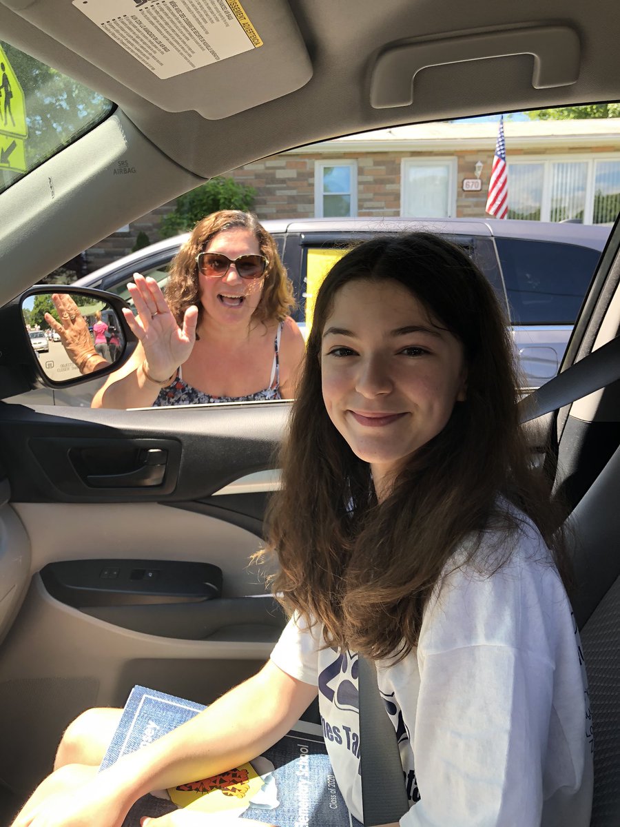 shayshe4's tweet photo. Happy Retirement Mrs. Holden! You will always hold a special place in Jocey’s heart! We are so happy we got to have one final pic with you at the “drive bye”! You will be missed! Best of luck to you! #tanseytigers https://t.co/BvTHN4OHHI